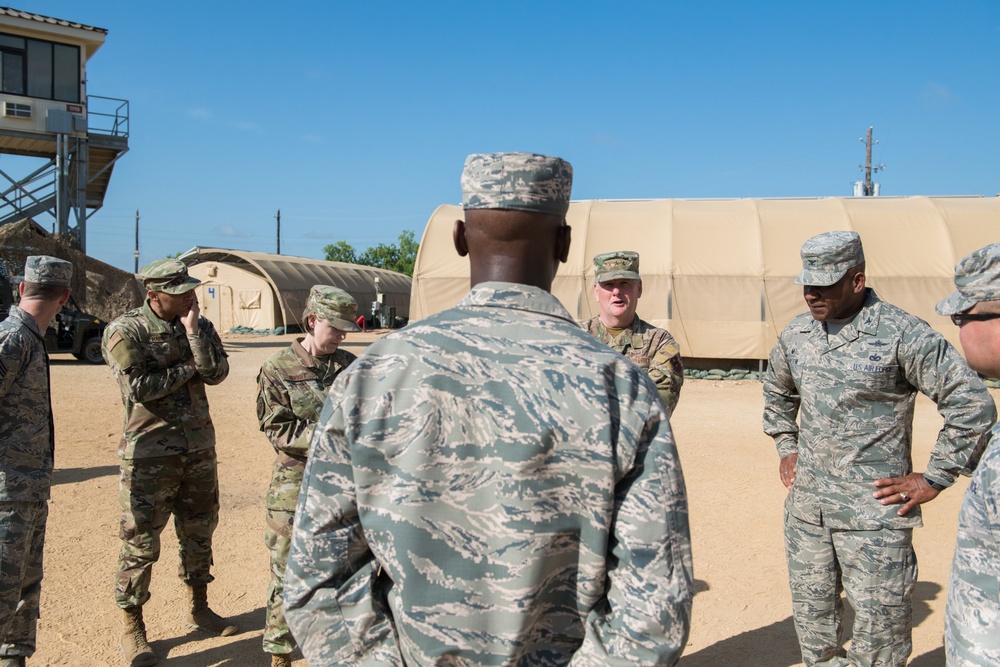 Lt. Gen. Webb visits JBSA-Lackland during immersion tour