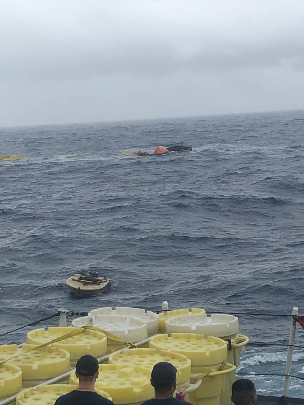Coast Guard rescues 37 after fishing boat capsizes in Eastern Pacific Ocean