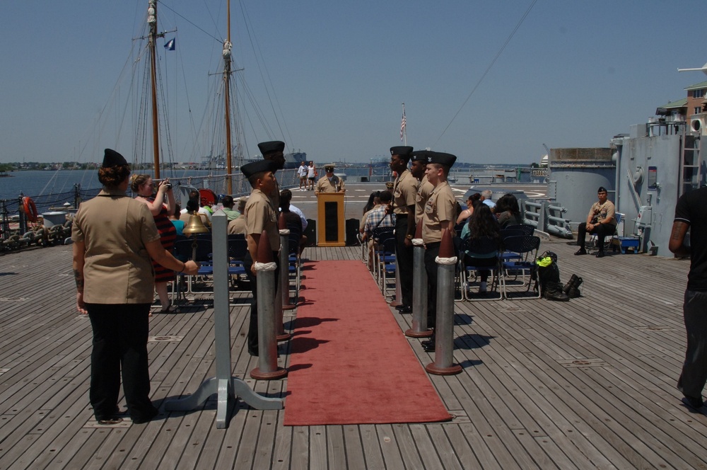 Naval Museum hosts a retirement ceremonyu