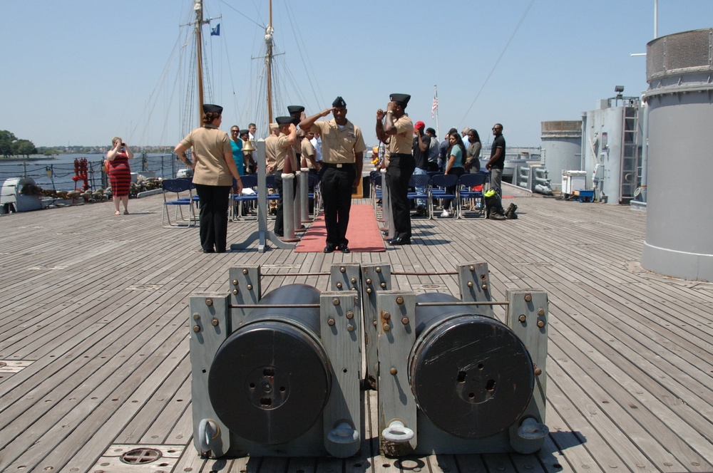 Naval Museum hosts a retirement ceremony