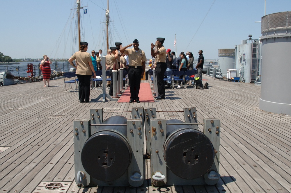 Naval Museum hosts a retirement ceremony