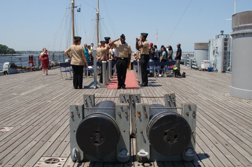 Naval Museum hosts a retirement ceremony