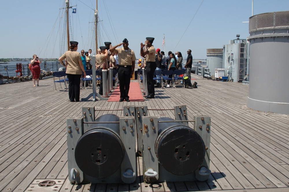 Naval Museum hosts a retirement ceremony