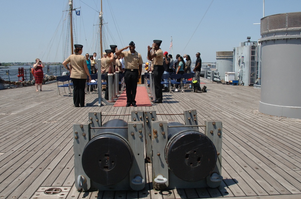 Naval Museum hosts a retirement ceremony