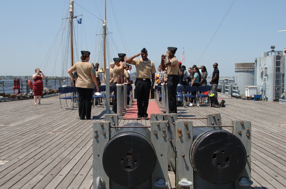 Naval Museum hosts a retirement ceremony