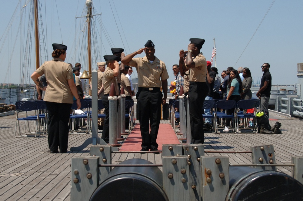 Naval Museum hosts a retirement ceremony