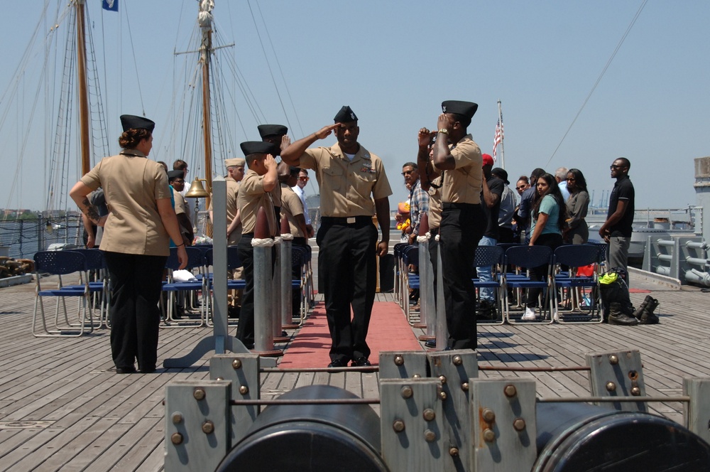 Naval Museum hosts a retirement ceremony