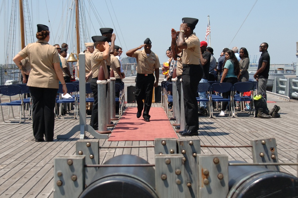 Naval Museum hosts a retirement ceremony