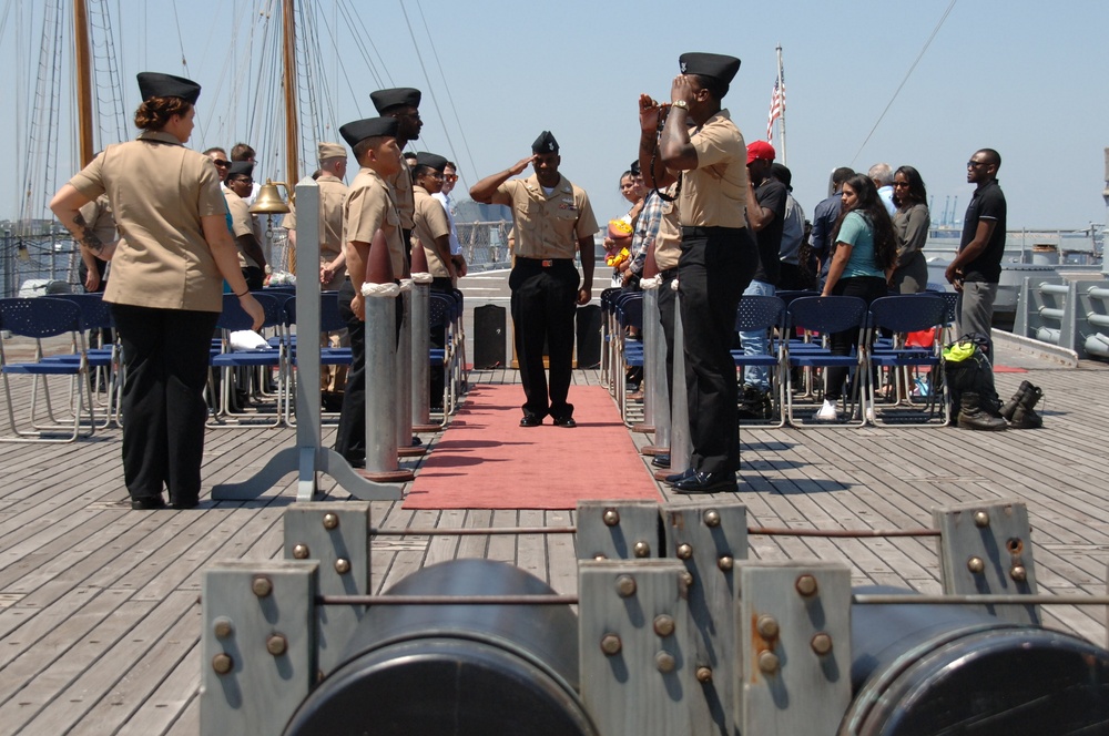 Naval Museum hosts a retirement ceremony