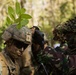 U.S. Marines and sailors conduct a jungle patrol during CARAT Indonesia