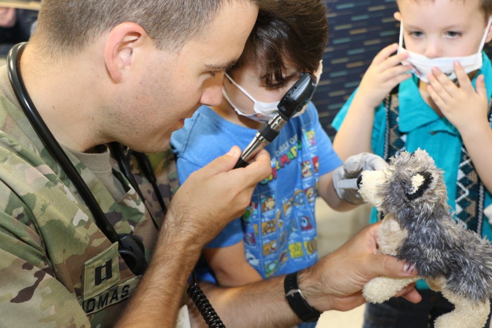 Teddy Bear Clinic at Baumholder back-to-school event