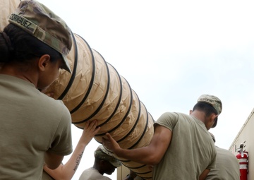 108th ASMC rehearses DRASH set-up for Role 1 medical treatment facility