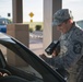 First sergeants check IDs at Schriever AFB gate