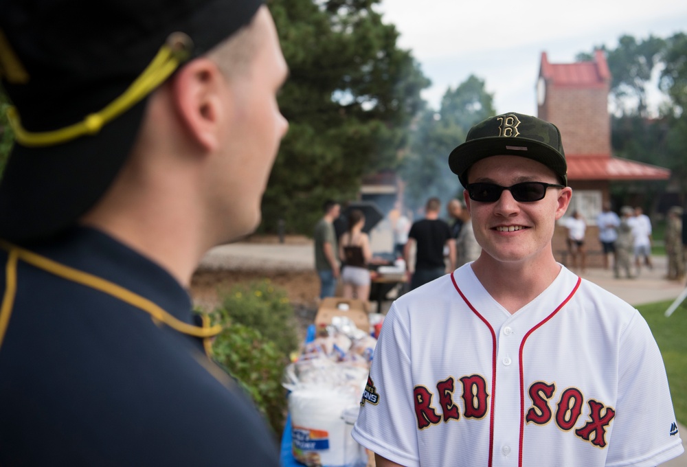 Airmen enjoy Summer BBQ at Peterson AFB
