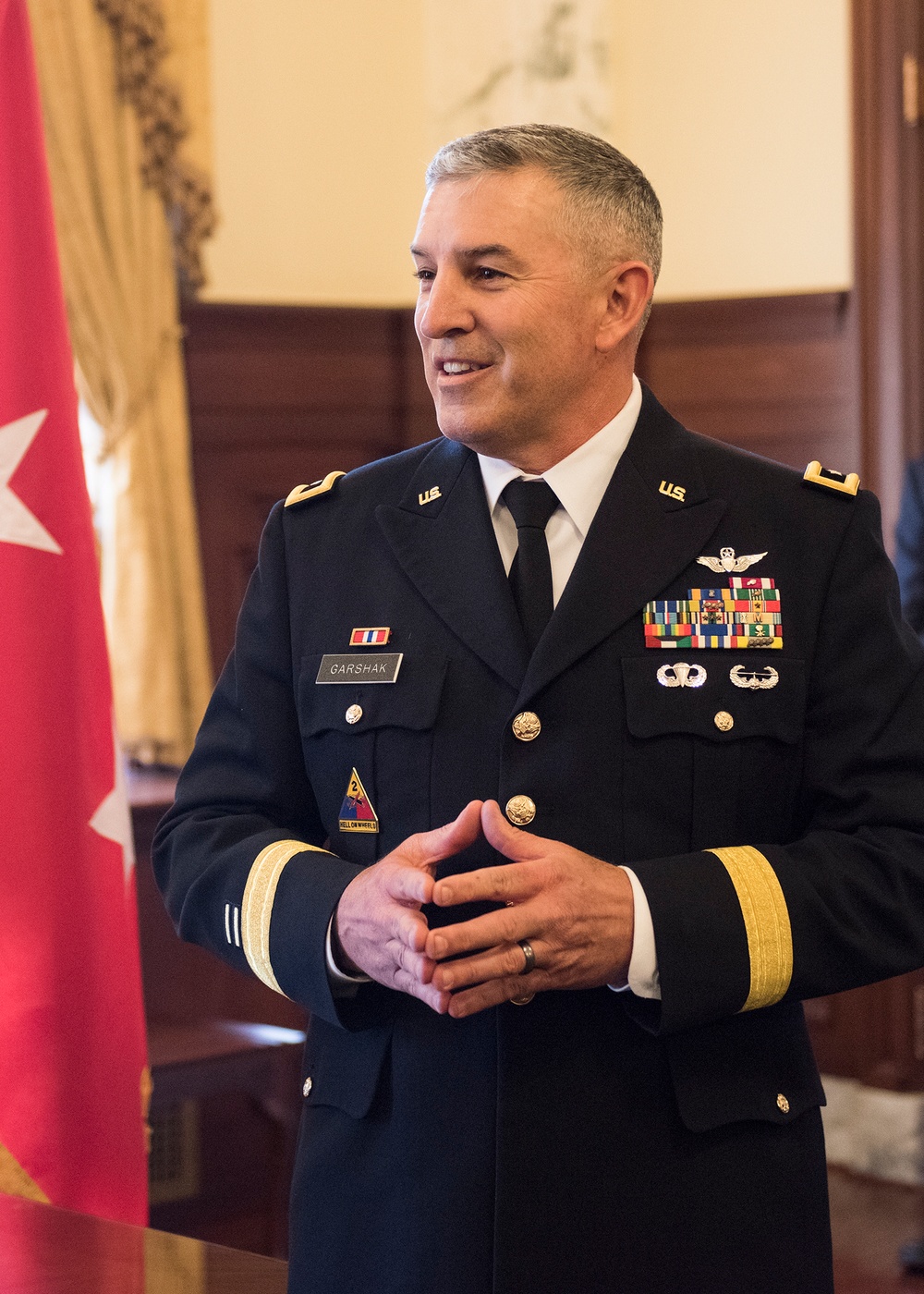 Governor Brad Little promoted Maj. Gen. Michael Garshak