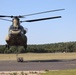 CH-47 Chinook, crew support 89B sling-load training at Fort McCoy