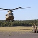 CH-47 Chinook, crew support 89B sling-load training at Fort McCoy