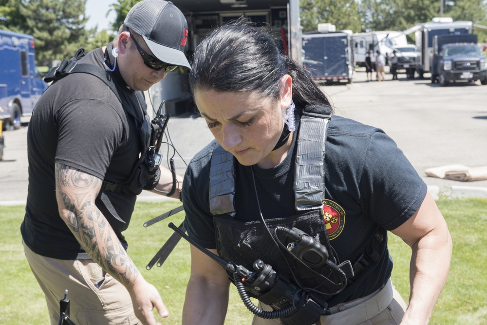 101st CST trains with Nampa Police Department