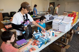 Peoria Airman and Family Readiness Center provides school supplies to military families