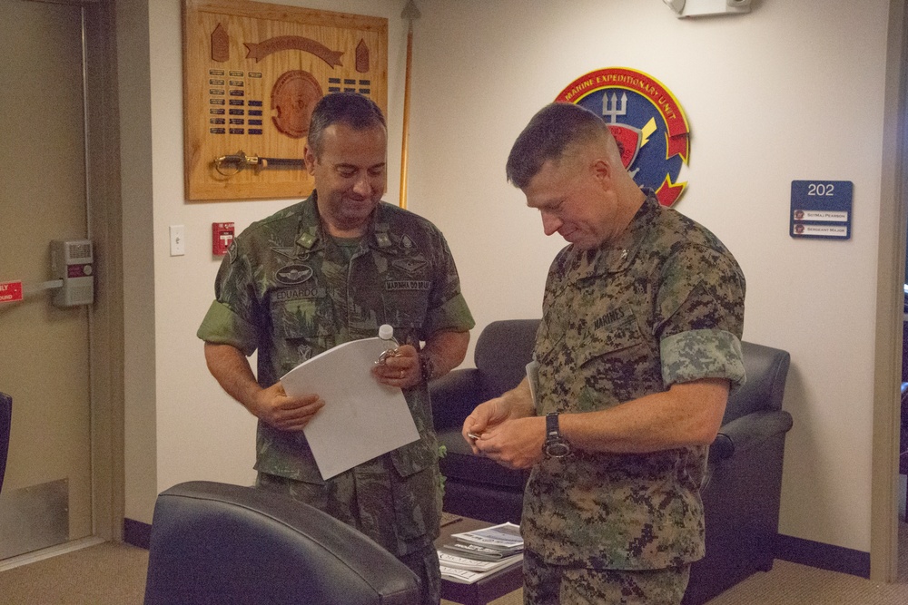 Brazilian Delegate visits the 26th Marine Expeditionary Unit