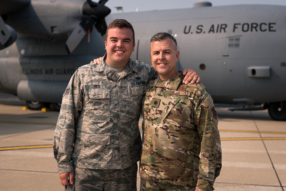 Lt. Col. Steven Rice &amp; Senior Airman Ethan Rice (June 2019)