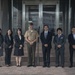 Chugoku-Shikoku Defense Bureau members tour air station with oncoming commander