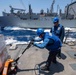 USS McCampbell Replenishment At Sea