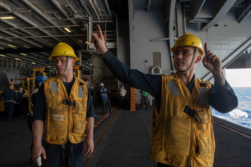 USS Ronald Reagan Conducts Replenishment-at-Sea
