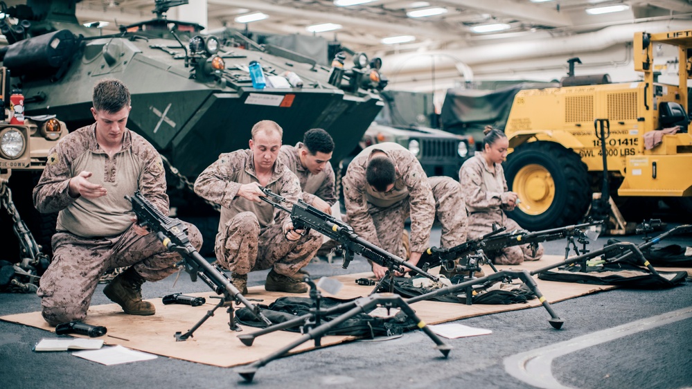 Basic Machine Gun Course aboard USS John P. Murtha