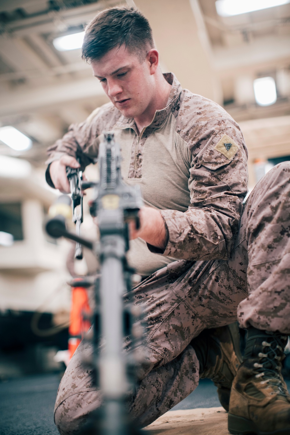 Basic Machine Gun Course aboard USS John P. Murtha