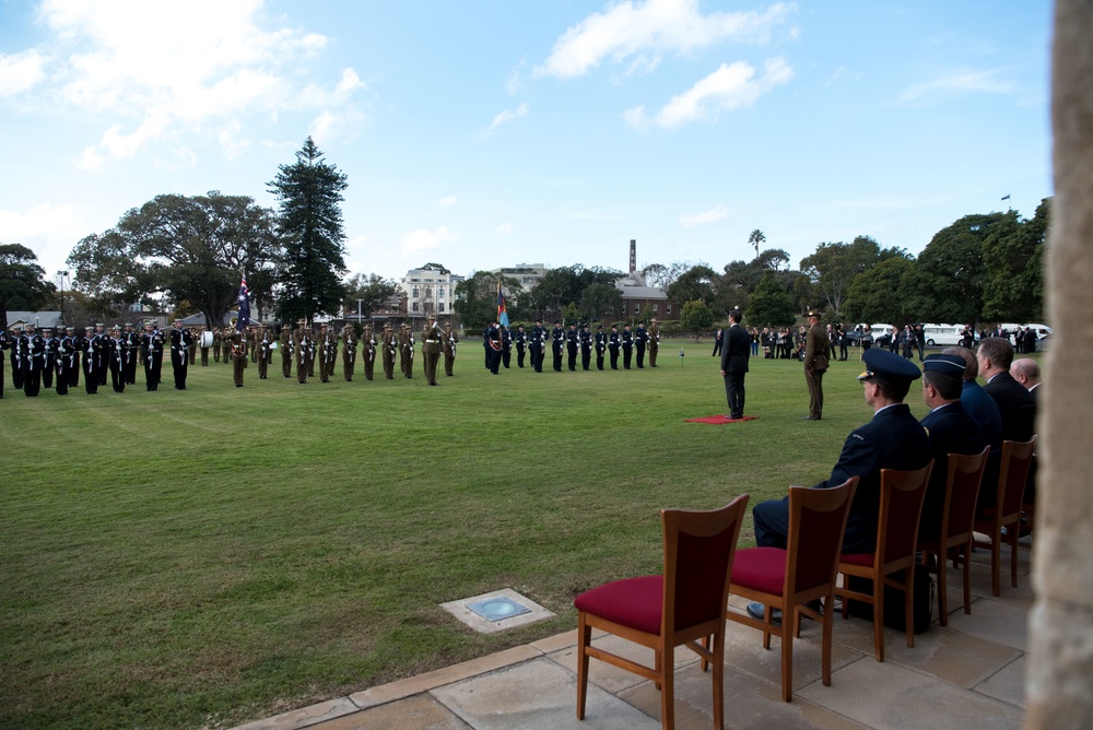 SD is Hosted by Australian Counterpart for Honor Guard Ceremony