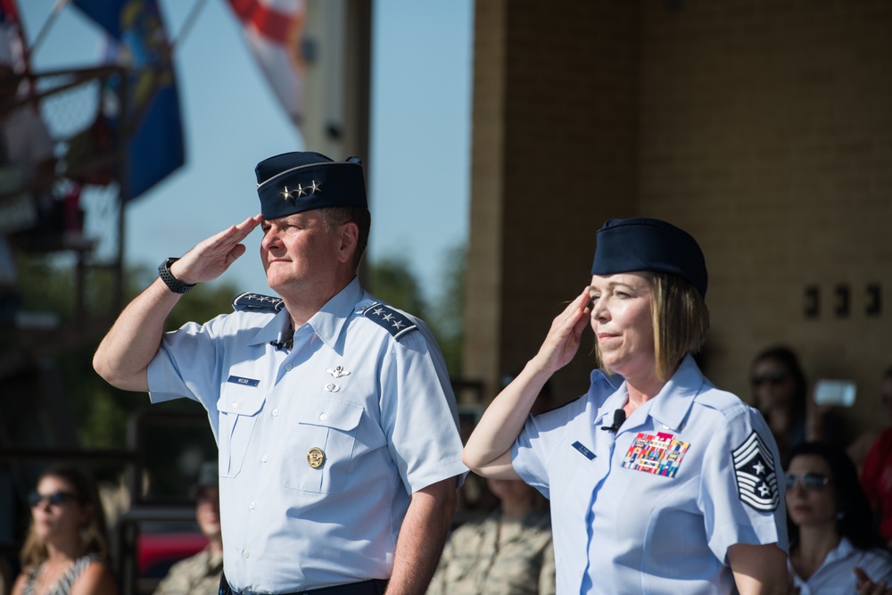 Lt. Gen. Webb visits JBSA-Lackland during immersion tour