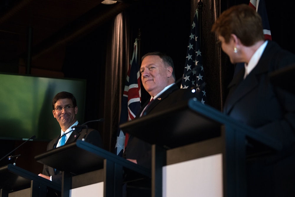 Secretary of State and Secretary of Defense Hold Press Conference with Australian Counterparts