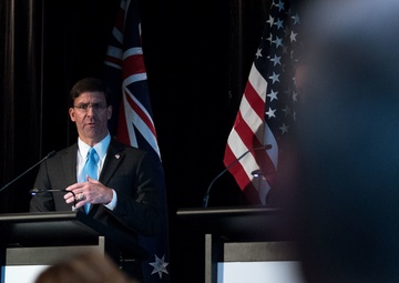 Secretary of State and Secretary of Defense Hold Press Conference with Australian Counterparts