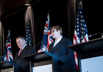 Secretary of State and Secretary of Defense Hold Press Conference with Australian Counterparts