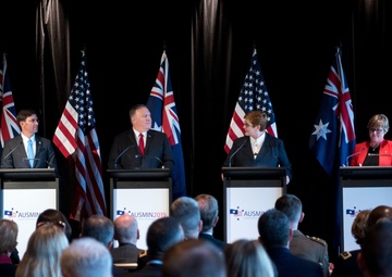 Secretary of State and Secretary of Defense Hold Press Conference with Australian Counterparts