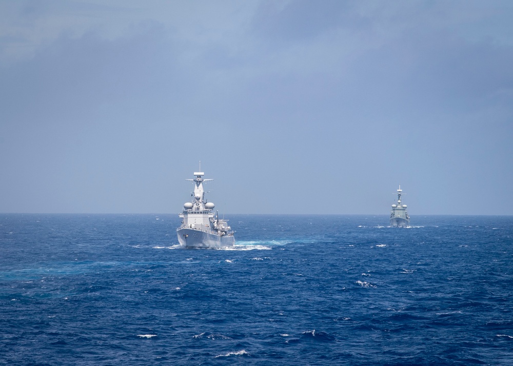 SNMG1 Forces Transit the Atlantic Ocean