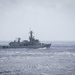 Portuguese navy frigate NRP Francisco de Almeida (F334) transits the Atlantic Ocean