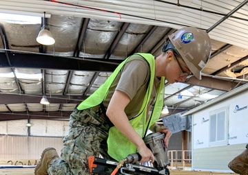 Seabees Train, Construct Navajo Indian Homes