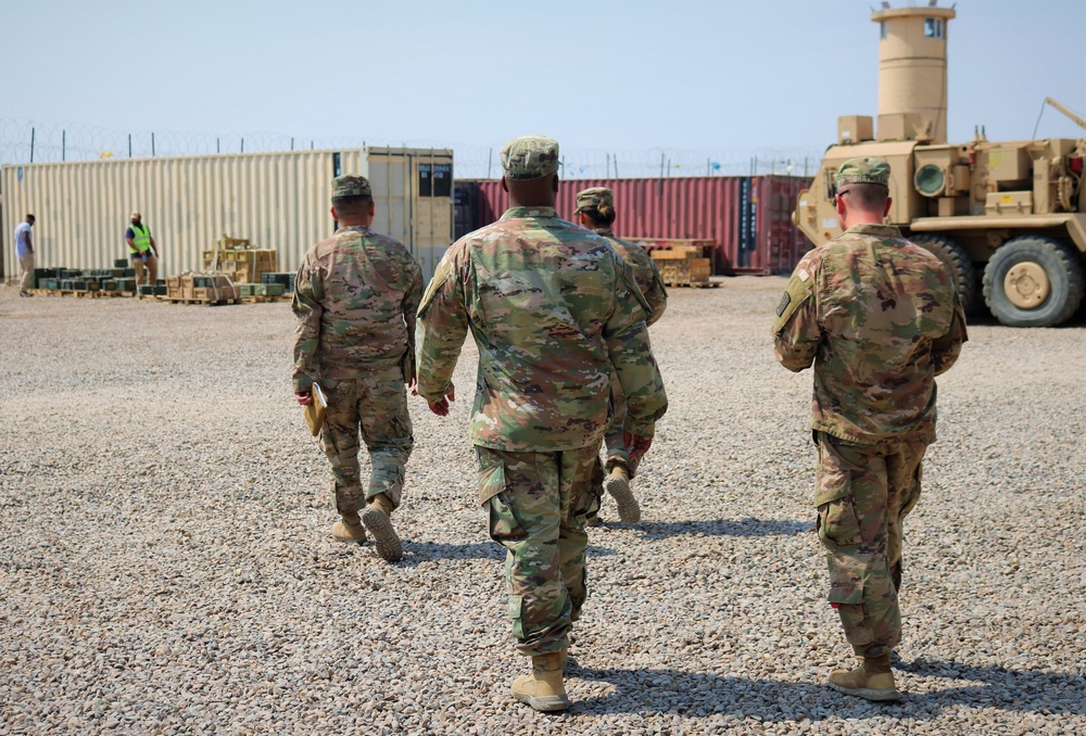 Task Force Cavalier Ammunition Supply Point Visit