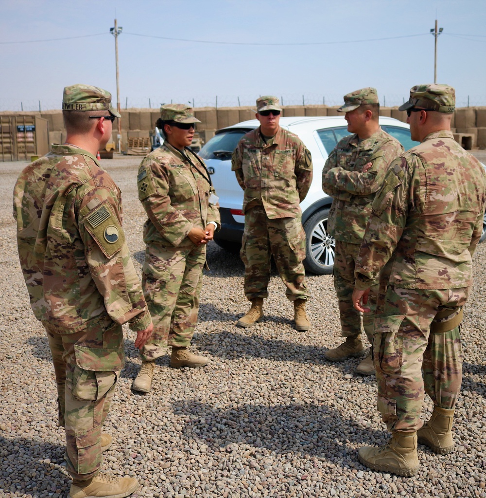 Task Force Cavalier Ammunition Supply Point Visit