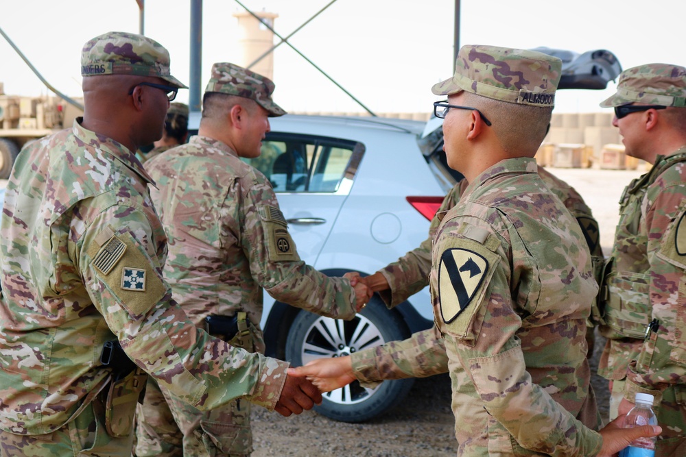 Task Force Cavalier Ammunition Supply Point Visit