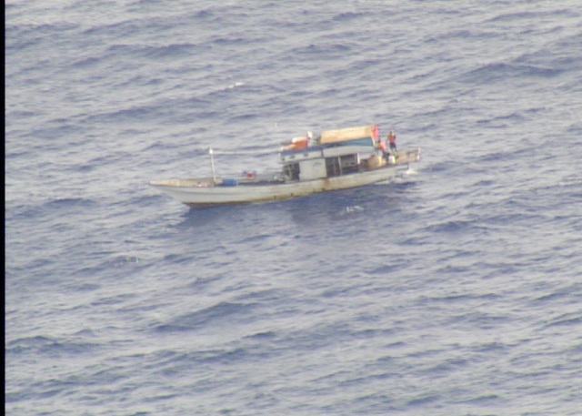 Coast Guard, partners rescue 8 from missing fishing vessel in the Pacific north of Palau