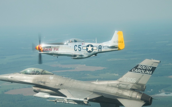 SCANG celebrates history with P-51 Mustang namesake, “Swamp Fox”