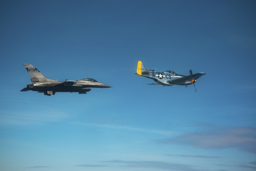 SCANG celebrates history with P-51 Mustang namesake, “Swamp Fox”