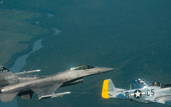 SCANG celebrates history with P-51 Mustang namesake, “Swamp Fox”
