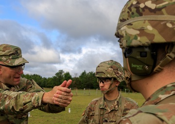 Staff Sgt. Jason Godel teaches M9 marksmenship