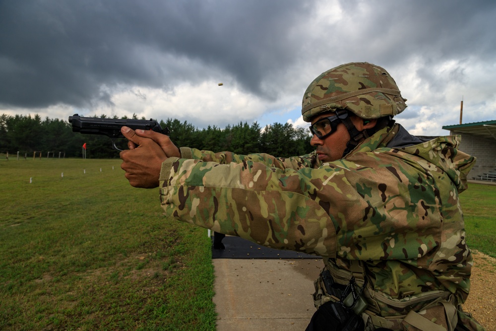 Sgt. Edward Singh fires M9