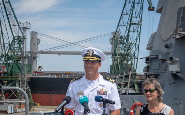 USS Porter (DDG 78) in Varna, Bulgaria