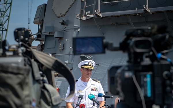 USS Porter (DDG 78) in Varna, Bulgaria